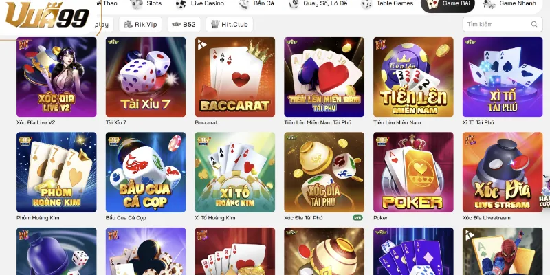 Nhà cái sở hữu kho tàng kho game đa dạng với nhiều thể loại